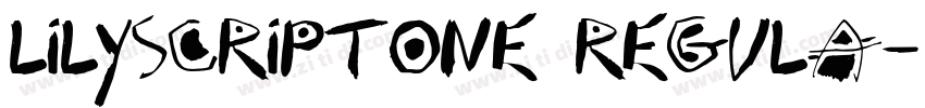 LilyScriptOne Regula字体转换